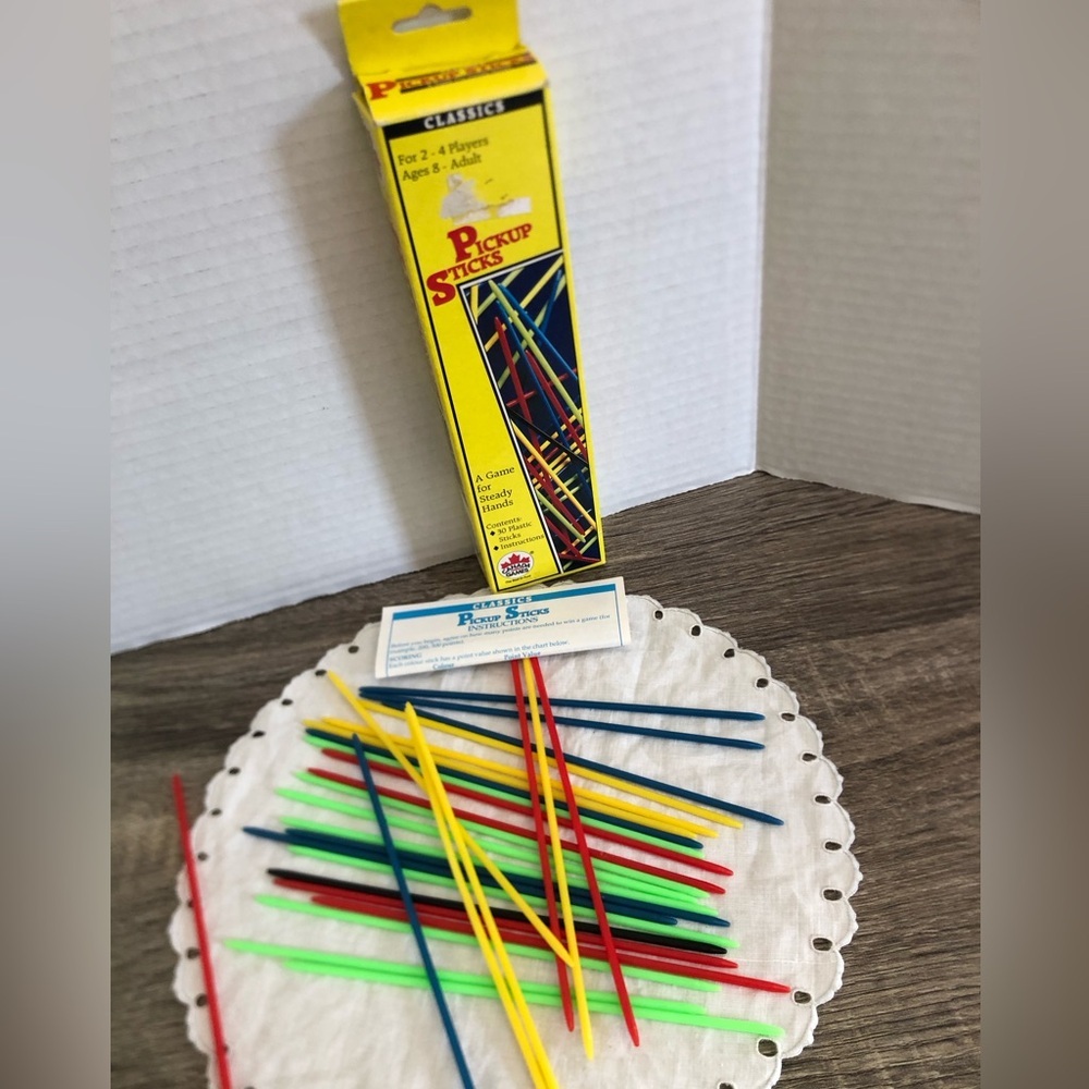 Vtg 90s Pick-Up Sticks Game
